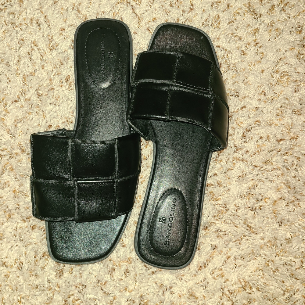 Bandolino Women Vanelli Slide Sandals SZ 8W NEW No Box